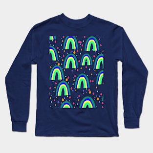 Raindrops and Rainbows Long Sleeve T-Shirt